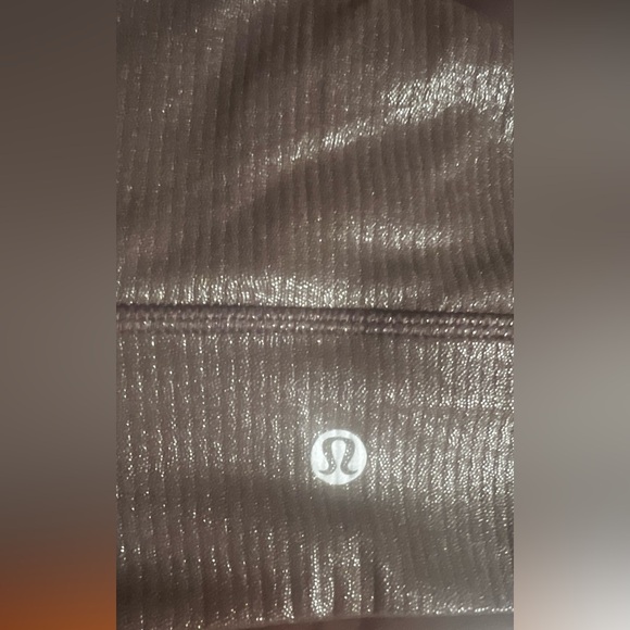 Lululemon Align Asymmetrical Ribbed Bra Light Support Cup A/B Shine Size 2 - Picture 4 of 6
